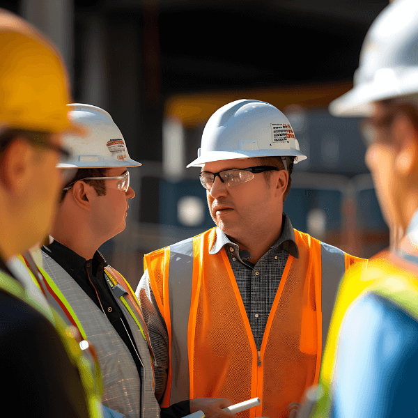Al the Safety Guy - Get Back to Work Faster construction workers looking at blueprints